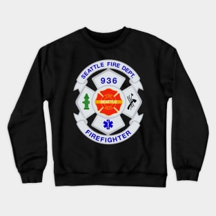 STATION 19 - BEN WARREN - BADGE Crewneck Sweatshirt